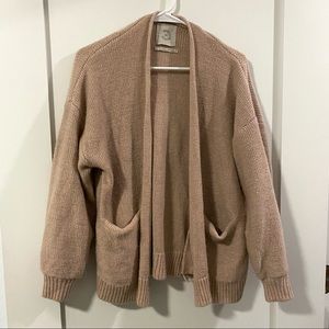 Oversized Blush Pink Cardigan